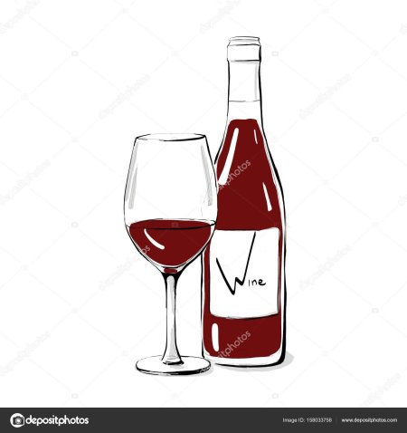 Вино иллюстрация