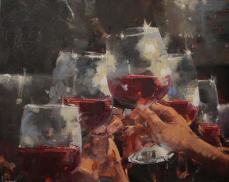Виктор бауэр художник красное вино