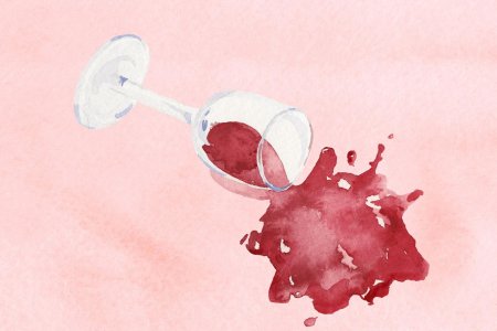 Пятно от вина