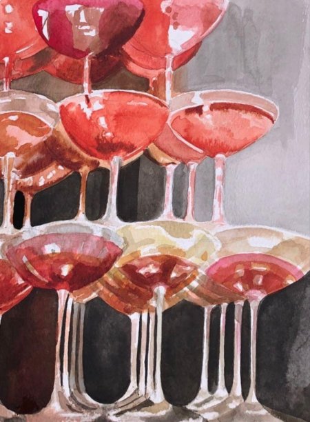 Акварельная картина