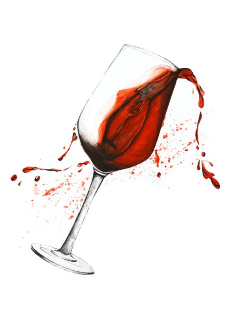 Бокал с вином