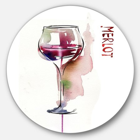 Вино акварель