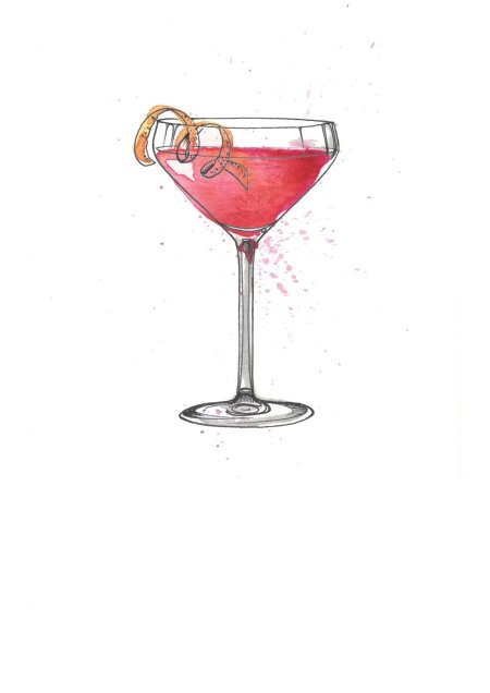 Коктейль иллюстрация