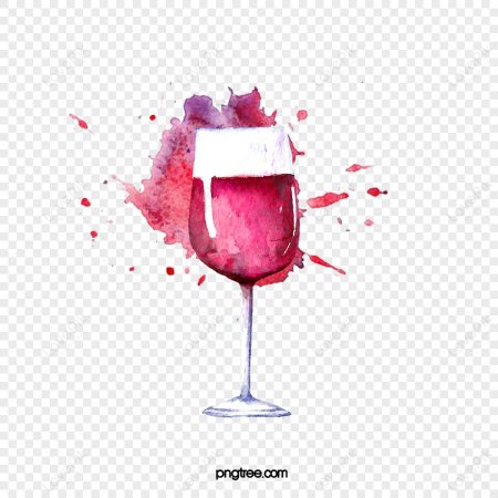 Вино акварель