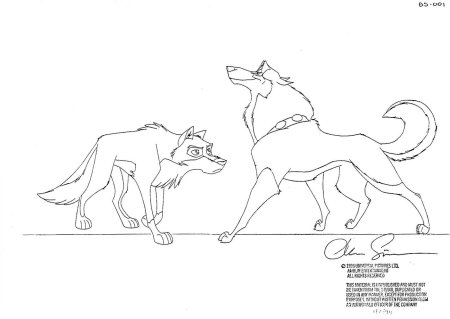 Лайны волков из балто