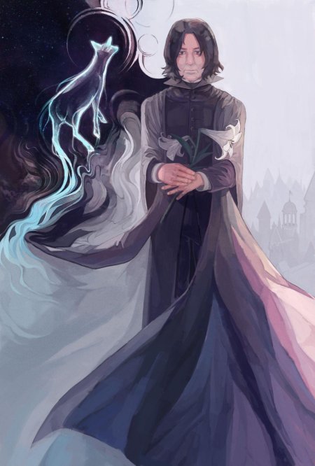 Северус снейп и гарри поттер арт
