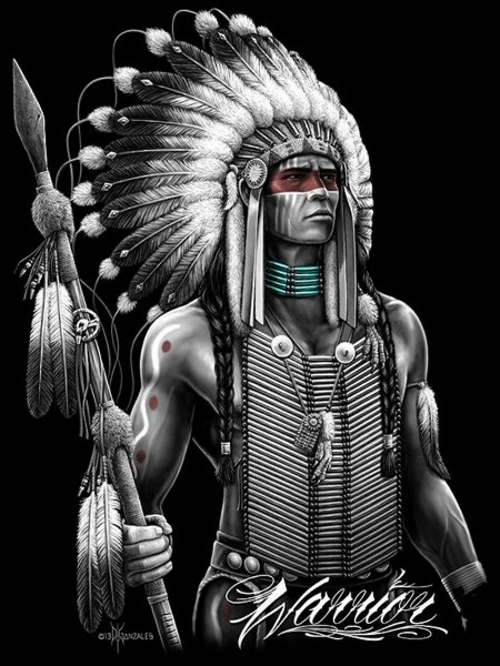 Татуировки индейцев северной америки