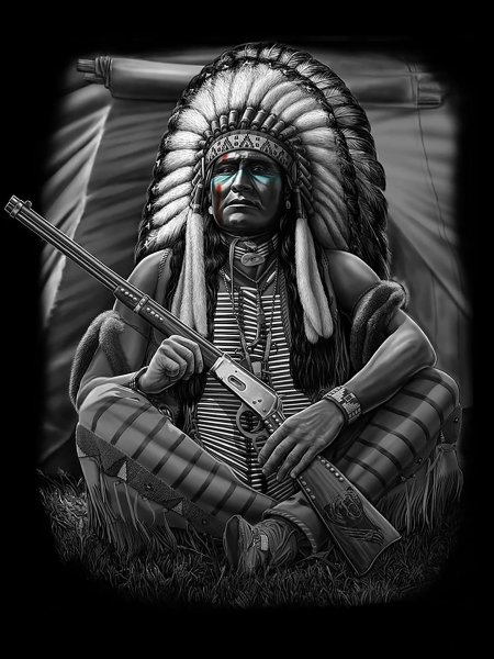 Тату индейцев апачи