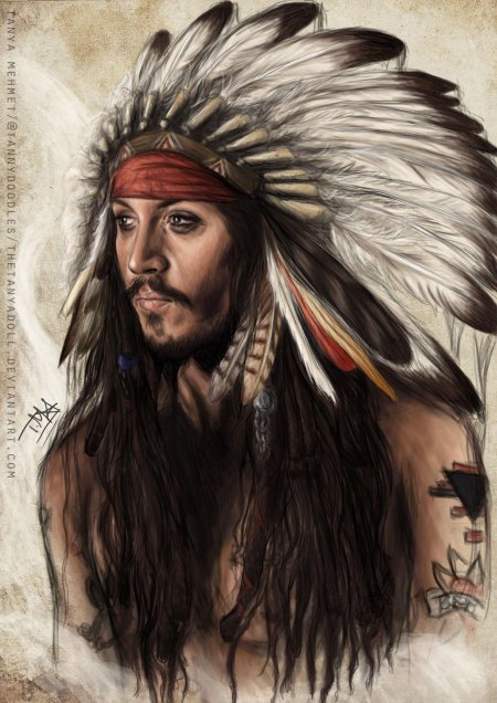 Джонни депп индеец