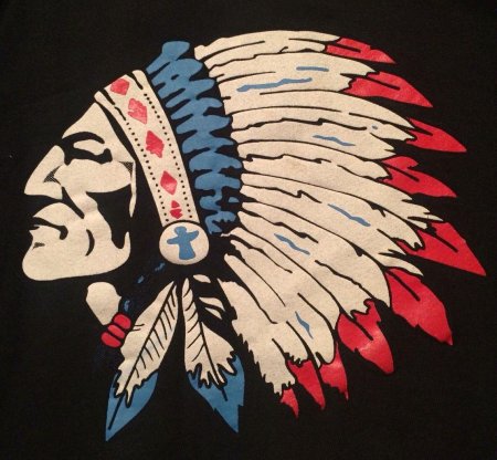 Логотип голова индейца