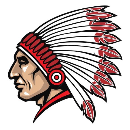 Наклейки индейцы апачи