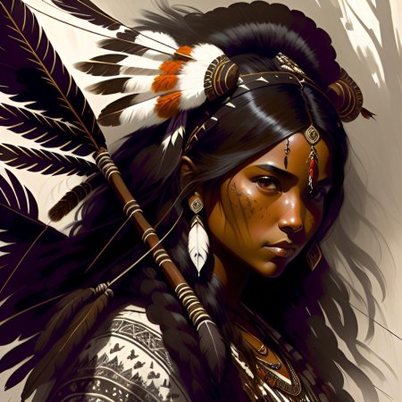 Индейская девушка