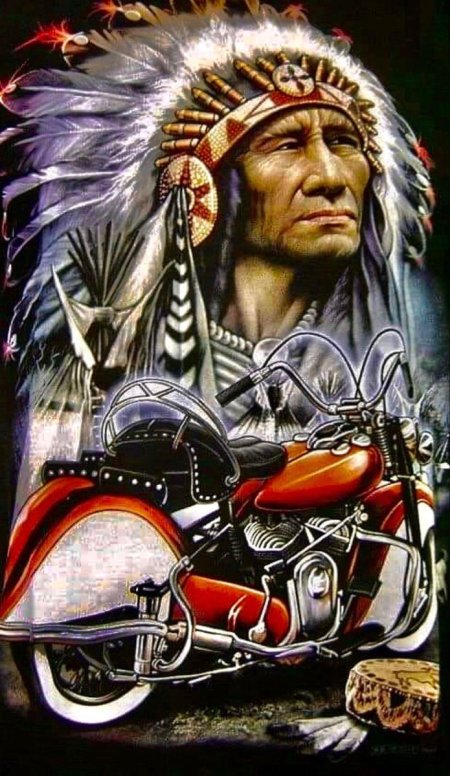 Мотоцикл харлей дэвидсон индеец