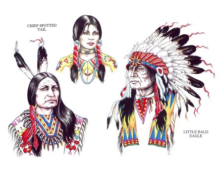 Узоры северной америки. индейские