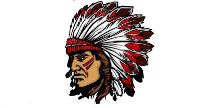 Индеец вектор