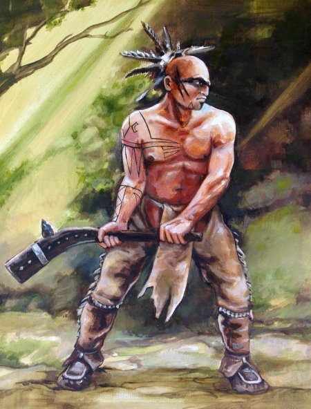 Michael schreck art индейцы