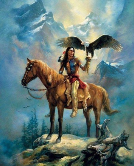 Индеец на коне