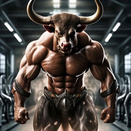 Мускулистые быки