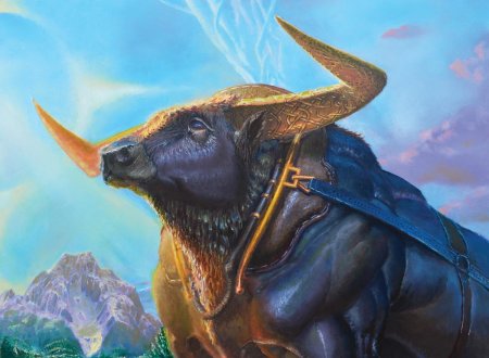 Таурус бык арт