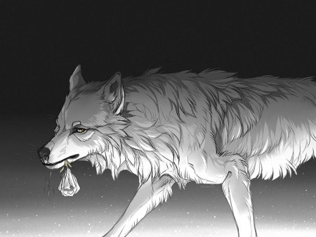 Волчий дождь киба волк