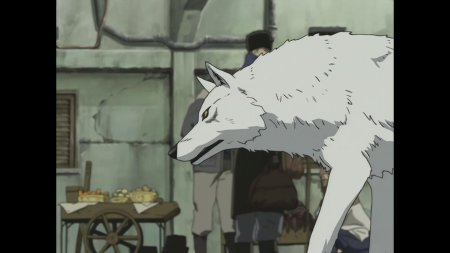 Аниме волчий дождь киба волк
