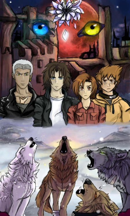 Волчий дождь аниме волки