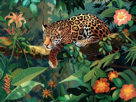 Ягуар тропического леса