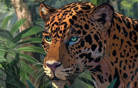 Ягуар морда