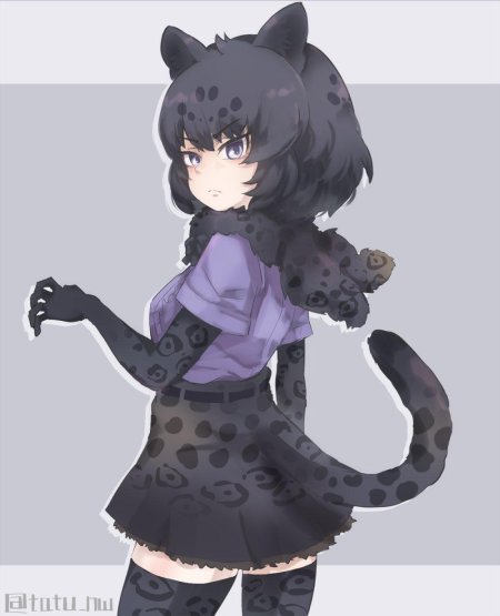 Kemono friends чёрный ягуар