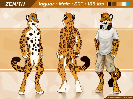 Фурри гепард парень