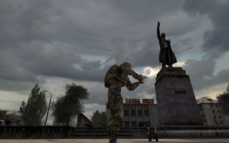 Сталкер мёртвый город памятник ленину