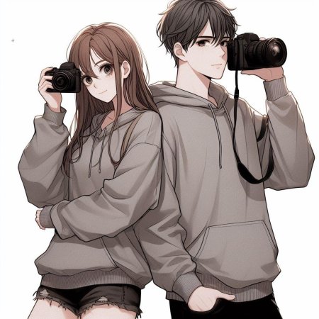 Парень с девушкой аниме