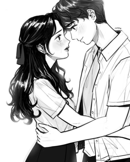 Аниме милая пара