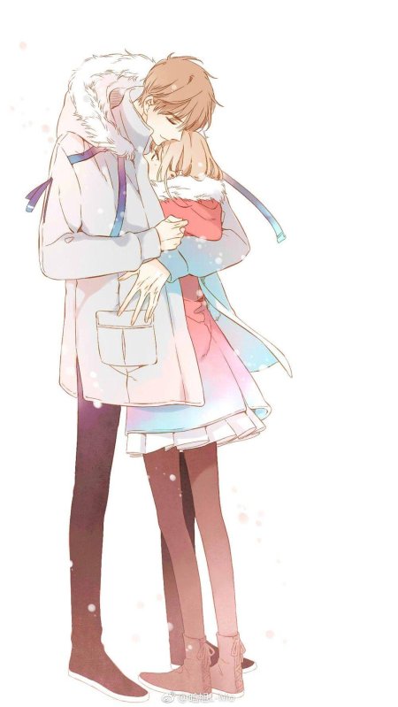 Милые аниме пара