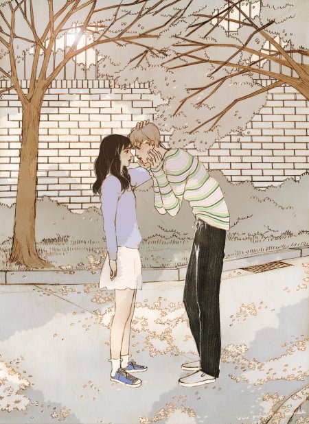 Влюбленные арт