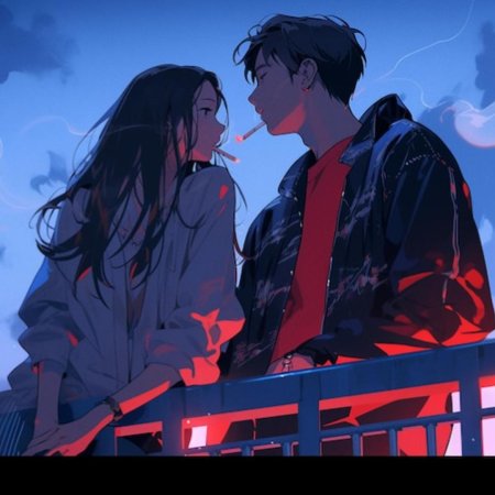 Аниме милая пара