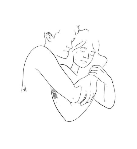 Рисунки для срисовки влюбленные пары