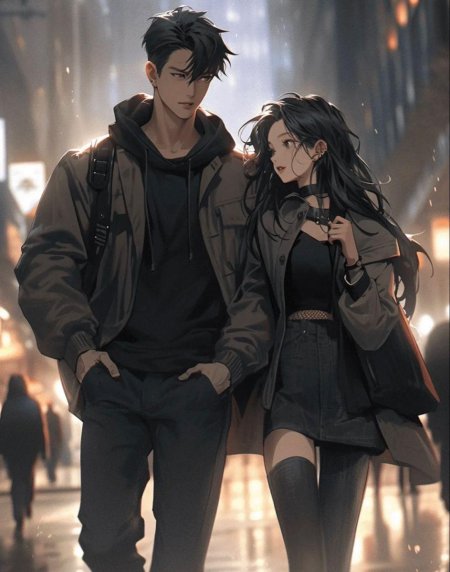 Пары аниме милые