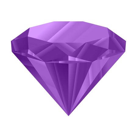 Алмаз на прозрачном фоне