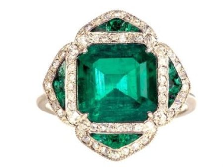 Огранка октагон изумруд