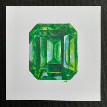 Изумруд рисунок