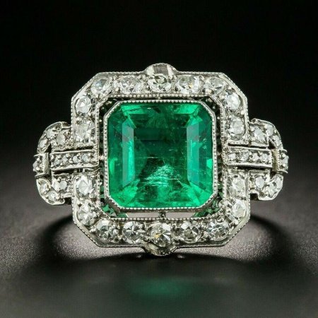 Кольца с изумрудами