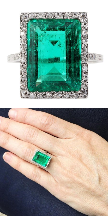 Изумруд в кольце