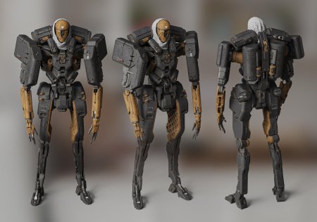 Концепт арт робот центурион