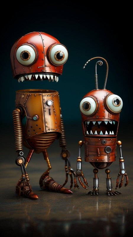 Робот стимпанк