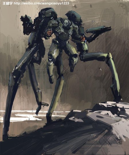 Боевой робот фэнтези