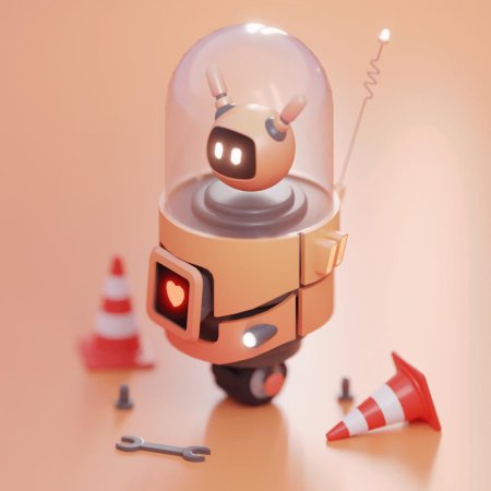 Робот маскот