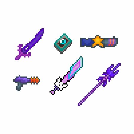 Оружие из terraria