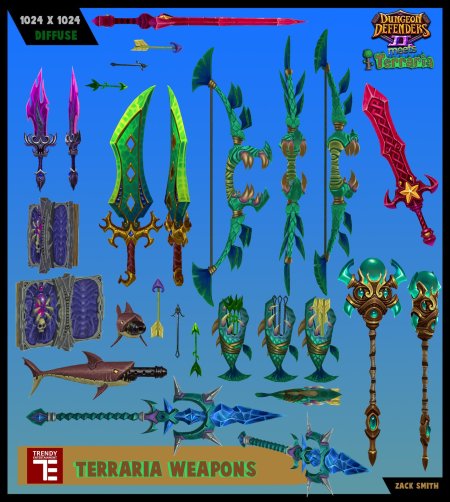 Магическое оружие террария