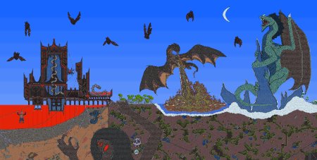 Terraria дракон босс